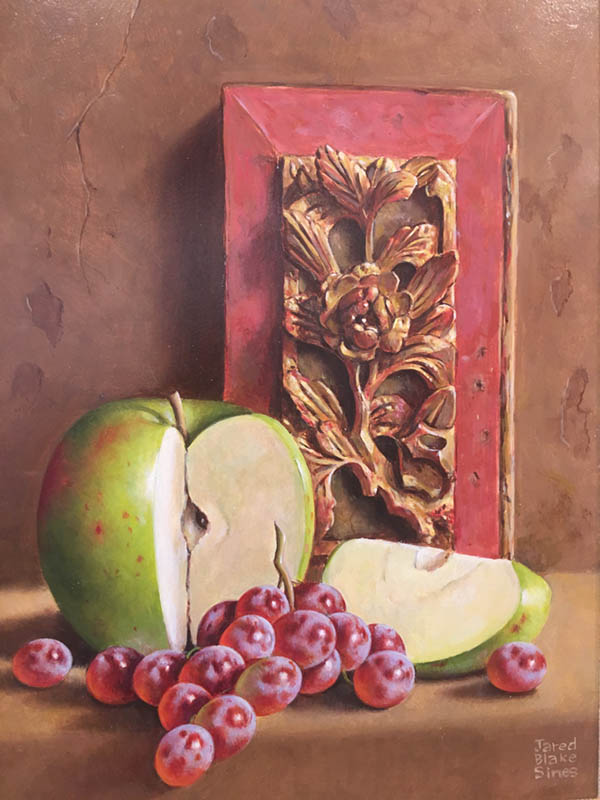 Oriental carving with fruit - Jared Blake Sines